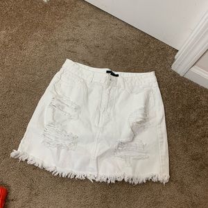 Forever 21 White Skirt